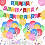 Set de 39 decoratiuni pentru prima zi de scoala FORMIZON, multicolor