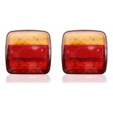 2 x 26 LED Lumina Lampa Spate Stopuri pentru Remorca Camion 12V