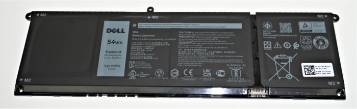 Baterie Laptop 2in1, Dell, Inspiron 14 5410, 7415, 7420, 7425, 7430, 7435, V6W33, 15V, 3420mAh, 54Wh