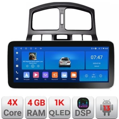 Navigatie Hyundai Santa Fe 2000-2006 Edotec 4+64 12.3 inch Incell 1K android Wifi 5Ghz gps internet C CarStore Technology