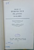 Theory of perfectly plastic solids - William Prager