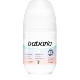 Babaria Deodorant Invisible antiperspirant roll-on impotriva petelor albe si galbene 50 ml