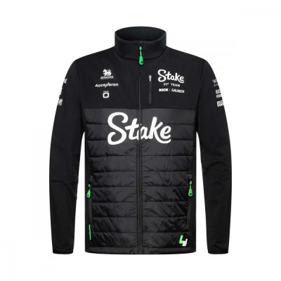 Stake Kick Sauber geacă de bărbați Drivers Seasonal black F1 Team 2024 - XL foto