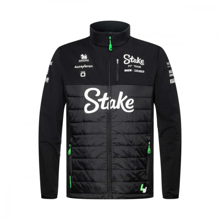 Stake Kick Sauber geacă de bărbați Drivers Seasonal black F1 Team 2024 - XL