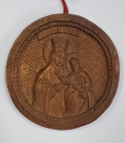 Maica Domnului cu Pruncul, Sculptura in lemn, cca. 1900