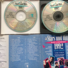 stars und hits 1992 2 cd dublu disc selectii muzica snap klf dr alban roxette VG