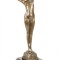Dansatoare trezita - statueta din bronz pe soclu din marmura JK-16
