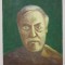 ARHITECT RADU MARIUS OCTAV - PORTET DE BARBAT PE FOND VERDE , AUTOPORTRET ( ? ) , NESEMNAT