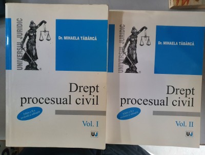 Drept Procesual Civil - Mihaela Tabarca - 2 Volume - 2008 foto