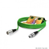 Cablu prelungitor XLR 3 pini T-M Verde 20m, SGHN-2000-GN, HICON