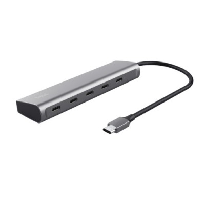 HUB USB Trust HALYX 5 PORT USB-C HUB &amp;quot;25136&amp;quot; (timbru verde 0.8 lei) foto