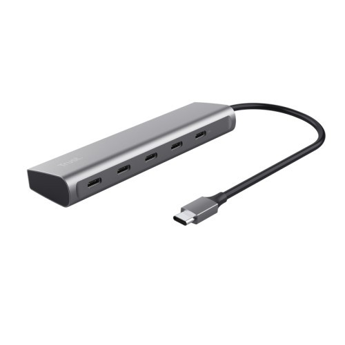 HUB USB Trust HALYX 5 PORT USB-C HUB &quot;25136&quot; (timbru verde 0.8 lei)