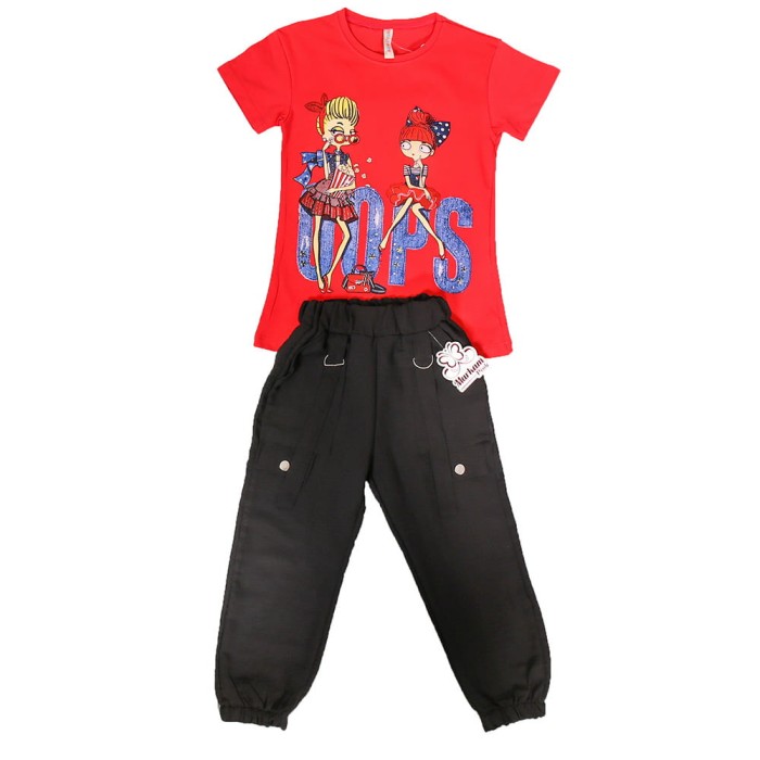 Set Tricou si pantalon 5-13 Ani Red - 8ANIMarimea