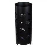 Suport Umbrele, Model Umbrele, Metalic, Culoare Negru, Diametru 19 cm, &Icirc;nălțime 49 cm