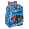 Rucsac pentru clasa zero 2 fermoare PJ Masks, Jad