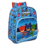 Rucsac pentru clasa zero 2 fermoare PJ Masks, Jad