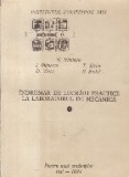Indrumar de lucrari practice la laboratorul de mecanica (Irimiciuc...)