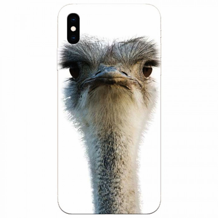 Husa silicon pentru Apple Iphone X, Emu