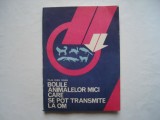 Bolile animalelor mici care se pot transmite la om - Filea Ioan Ivana, 1984, Alta editura