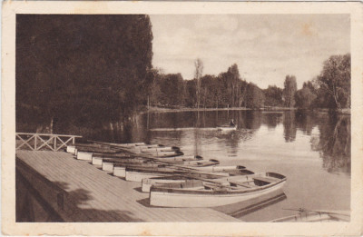 Craiova Parcul Bibescu Lacul ND(1920) foto