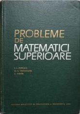 PROBLEME DE MATEMATICI SUPERIOARE-I.I. POPESCU, G.G. VRANCEANU, C. TUDOR-291787