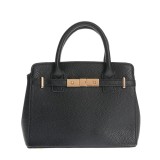 Geanta crossbody neagra cu doua manere fixe