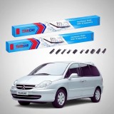 Cumpara ieftin Ștergătoare Citro&euml;n C8 EA/EB Monovolum 2005-2010 | Set Față Flat Premium &ndash; TeamCar&reg;