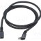 Cablu USB C LOGILINK 3.2 Gen 2 unghi 1m aurit negru