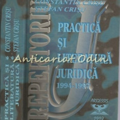 Repertoriu De Practica Si Literatura Juridica III - Constantin Crisu