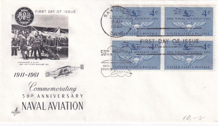 FILATELIE TEMATICA - PLIC USA FCI TEMATICA AVIATIE