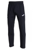 Pantaloni Barbati Joma Record III Negri - Talie Elastica, Buzunare cu Fermoar, Regular Fit, Poliester