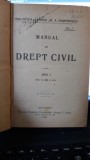 MANUAL DE DREPT CIVIL, ANUL I, ART. 1-644 - M.A.Dumitrescu