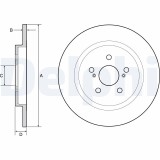 DELPHI BG4650C Disc frana
