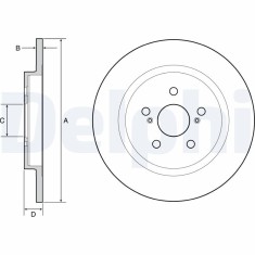 DELPHI BG4650C Disc frana