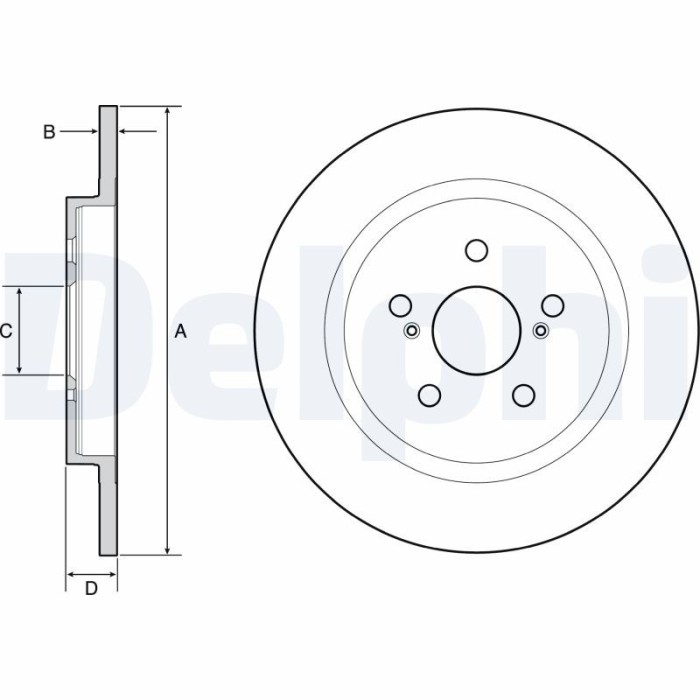 DELPHI BG4650C Disc frana