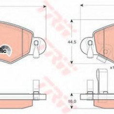 Set placute frana,frana disc OPEL AGILA (A) (H00) (2000 - 2007) TRW GDB1420