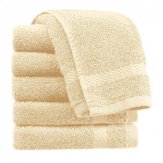 Set 10x Prosop de maini 30x50cm Model Ashley 390gr/mp 40252ET Crem JGR Bumbac foto