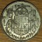 Canada - moneda de colectie argint 800 - 50 cents 1939 - George VI - greu de gasit !