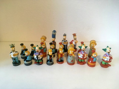 *lot 21 figurine Familia Simpson cca 8 si 9cm, marcate Matt Groening Fox vintage foto