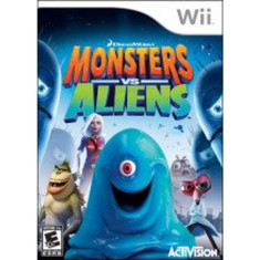 Joc Nintendo Wii Monsters vs Aliens