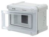 Carcasă pentru aparatură modulară IP66 gri deschis montaj perete