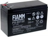 Acumulator plumb acid FIAMM 12V 7.2AH, FG20722, terminal F2