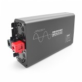 Invertor Auto Techstar 1000W, Unda Sinusoidala Pura 12V la 220V, LCD, Rulota, Barca, Casa