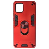 Husa Armor Ring Samsung Galaxy Note 10 Lite, TPU+PC, Protectie Camera, Magnetic, Rotativa 360, Rosu