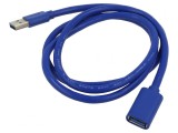 Cablu USB 3.2 A-A 1m Albastru, Akyga