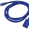 Cablu USB 3.2 A-A 1m Albastru
