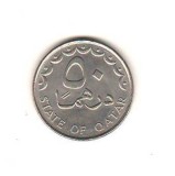 SV * Qatar 50 DIRHAM 1998 +/- AUNC, Asia, Nichel