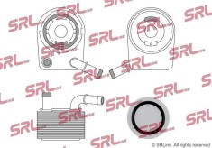 Radiator racire ulei motor, termoflot Chrysler Pacifica 03-07, motor: 3.5 V6, garnituri incluse, 95x130x50, SRLine, Aluminiu, 4792907AB