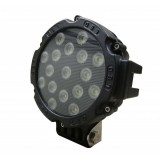 Proiector LED Auto Offroad 51W/12V-24V, 3740 Lumeni, Negru, Spot Beam 30 Grade