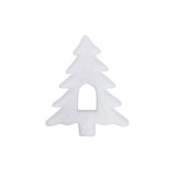 Accesorii creatie - polistiren - bradut, alb, 16x13cm, set 4 buc, Colorarte